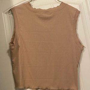 Juniors Romwe cropped top, Size Large.